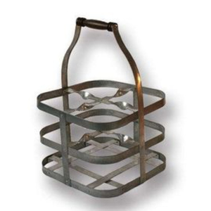 Antique Metal Wine <b>Rack</b> For 6 Bottles Home Furniture <b>Display</b> Stand Iron Bottle Holder Handmade Iron Wine <b>Racks</b> - Product Image 1