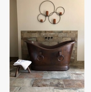 Bañera de Cobre Hecha a Medida, Bañera Artesanal para Interiores Modernos y Clásicos al Mejor Precio - Product Image 4