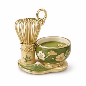 Pendentif Matcha 3D en forme de tasse de latte glacé avec crème fouettée, breloques mignonnes pour boissons, pour porte-clés et bracelets DIY - Product Image 5