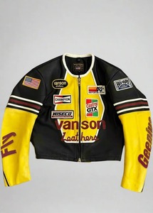 VANSON LEATHERS <b>STAR</b> <b>JACKET</b>-Windproof Heated Eco-Friendly Streetwear - Product Image 1