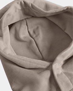 <b>Men</b> Heavy 460G Terry Cotton Hoodie Solid Color Oversized <b>Pullover</b> Anti-Shrink Unlined Casual Streetwear Winter Sweatshirt - Product Image 5