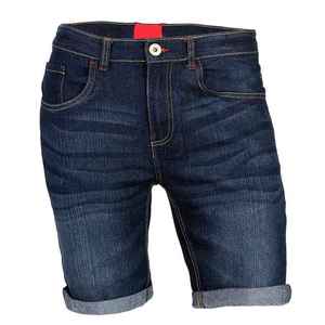 High Quality Eco-Friendly Casual Vintage Men's Denim Jorts Custom <b>Embroidered</b> Logo Solid <b>Jean</b> - Product Image 4