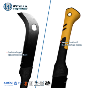 GETTA TOOLS M500 Industrial Grade Agriculture Tool Bush Sickle Billhook Brush Hook SK5 <b>Blade</b> <b>Sharpened</b> Edge Nylon Fiberglass TPR - Product Image 4