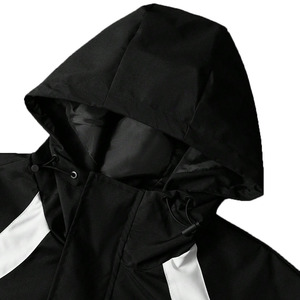 Chaquetas Cortavientos Premium para Hombre con Paneles en Contraste, Personalizadas, con Capucha, Estilo Urbano, Resistentes al Viento, de Nailon, Proveedor OEM - Product Image 6