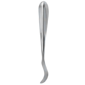Elevador periostal Crego 8 con mango totalmente curvado, hoja de 7 mm, acero inoxidable alemán de primera calidad, instrumento quirúrgico manual, CE - Product Image 1