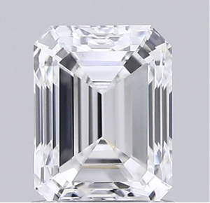 Diamante Cultivado en Laboratorio con Certificado IGI, Corte Esmeralda de 1.02 CT, Color D, Claridad VVS2, ROYAL GEMS, Certificado para Joyería 803658278 - Product Image 1
