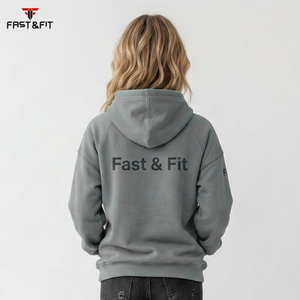 Nueva Llegada Sudadera con Capucha de Punto Oversize Estampada para Mujer, Transpirable, con Logo Frontal, Estilo Casual Urbano para Otoño-Invierno - Product Image 2