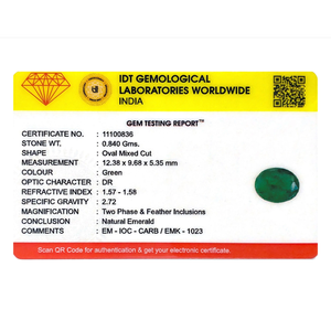 Natural AAA Grade Zambian Emerald 4.2 Carat Loose Gemstone for Fine Jewelry - Product Image 4
