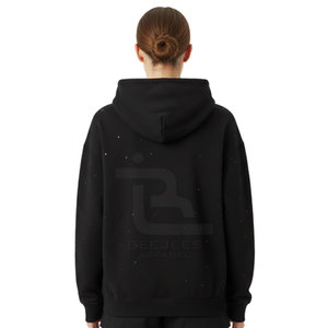 Sweat-shirts à strass pour femmes, design personnalisé 2026, basiques, respirants, prix raisonnable, collection hiver - Product Image 4