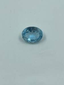 Aigue-marine naturelle, pierre précieuse de haute qualité, bleu ciel, taille ovale, 1,35 carats, 6x8mm, export, pierres brutes, fourniture d'usine, nouvelle arrivée, fait main - Product Image 6