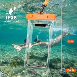 Funda Impermeable AipunTech para Teléfono, para Buceo y Natación, con Pantalla Transparente, 1 Pieza, Sólida - Product Image 1