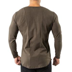 T-shirts pour hommes 100 % coton à manches longues, séchage rapide, écologiques, les plus vendus 2026 – Vente en gros à bas prix, design personnalisé - Product Image 3