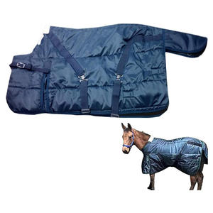 Manta de Invierno Impermeable para Caballos Pequeños 420D de Peso Medio con Envoltura para el Vientre - ¡Gran Oferta! |   Alfombra para Exteriores de 46 Pulgadas - Product Image 1