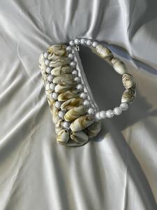 Bolso de mano ovalado con cuentas, bolso de noche con cuentas, nuevo bolso de moda para mujer para fiestas, bodas y eventos de gala para damas - Product Image 4