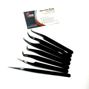 แหนบขนตาปลอมพลาสม่าสีดำแบบญี่ปุ่นใช้ต่อขนตาปลอมสามารถแยกโลโก้ได้ตามต้องการ - Product Image 5