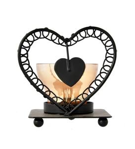 Heart Shape Iron <b>Tea</b> Light Holder Heat Resistant Candle <b>Stand</b> for Valentine's Day Home Decoration - Product Image 4