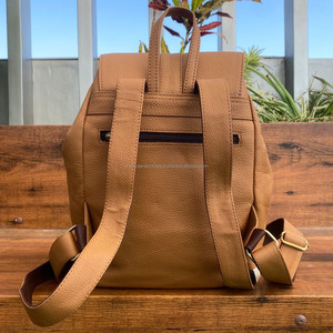 Sac à dos grande capacité de voyage en cuir véritable imprimé animal avec cordon de serrage pour femmes sac à dos en cuir de vachette pour étudiant fille garçon - Product Image 5