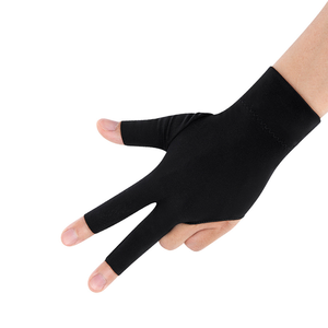 Guantes de Billar Deportivos Elásticos que Absorben el Sudor, Guantes de Snooker Personalizados con 3 Dedos Libres para Carambola, Pool y Snooker - Product Image 4