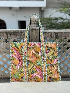 Trendy <b>Printed</b> Cotton Quilted Shoulder Bag for Casual and Party Wear - Product Image 3