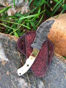 Cuchillo de Chef de Acero de Damasco de Alta Calidad, Cuchillo de Cocina Profesional con Hoja Afilada para Carne, Pescado, Verduras y Frutas - Product Image 3