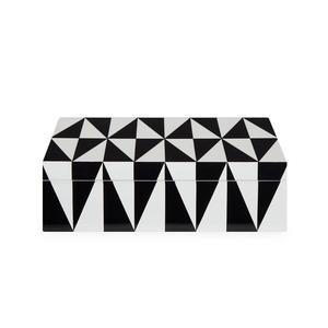 Modern Luxury Geometric Rectangle Resin Jewelry <b>Box</b> for Living Room Decor - Product Image 5