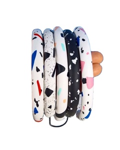 Joyería apilable, pulsera acrílica de resina, brazalete exagerado, deslumbrante, Multicolor, ancho, Irregular, cuadrado, pulseras acrílicas para mujer - Product Image 1