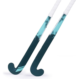 Palo de hockey personalizado con diseño de equipo, kit de hockey sobre césped con logo 3D, palo de hockey OEM de fábrica con eje estampado a medida - Product Image 6
