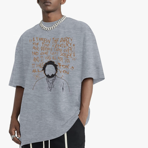 Hip Hop Longline T-shirts Mode imprimé Ras Du Cou Coton T-Shirt À Manches Courtes Premium conception personnalisée imprimé hip hop T-shirts - Product Image 4