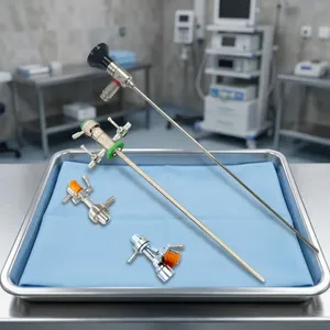 ชุดกล้องตรวจกระเพาะปัสสาวะแบบแข็ง (Sheath Scope) ชนิดใช้มือหมุน ผลิตจากสแตนเลสเกรดทางการแพทย์ ฆ่าเชื้อได้ คุณภาพสูง ใช้ซ้ำได้ สำหรับการผ่าตัด - Product Image 6