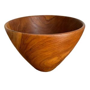 Tazón Grande de Madera de Acacia Vintage para Mezclar y Preparar Postres, Ecológico, Artesanal, para Fiestas, Picnic y Camping - Product Image 1