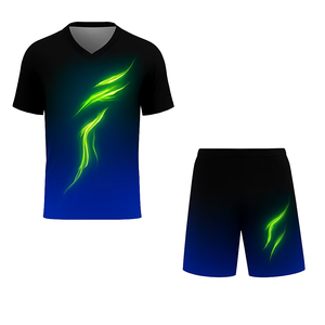 Conjunto de Uniforme Personalizado para Voleibol y Rugby |   Ropa Deportiva Transpirable de Secado Rápido 100% Poliéster |   Kit de Entrenamiento para Equipos con Impresión de Logotipo Personalizado - Product Image 3