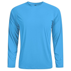 T-shirt à manches longues surdimensionné pour hommes, décontracté, streetwear, en coton - Product Image 4