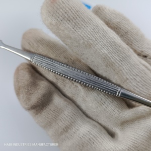 High Quality Stainless Steel Double-Ended Cuticle Pusher Angled Surface Manicure Nail Care <b>Tool</b> Effective <b>Removal</b> Beauty Wide - Product Image 6