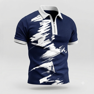 Chemise de golf personnalisée pour homme en polyester tricoté 100 % anti-plis à manches longues avec logo brodé et imprimé numériquement – Vente en gros - Product Image 2