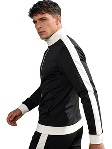 Fashionable Men's Winter Sports Jacket with Turn-down Collar Zipper 100% Cotton Fleece Solid Design bangladesh manufactures - Product Image 2