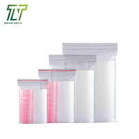 Sac en plastique transparent à fermeture éclair de logo personnalisé pour le stockage de vêtements pour produits ménagers