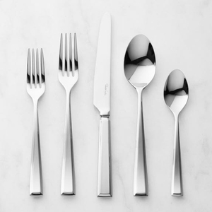 Minimalist Stainless Steel Flatware Set High Mirror Polish Dishwasher Safe Wedding Tableware Cutlery Flatware Set - Product Image 1