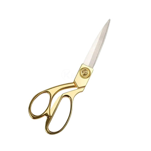 Hair Styling Tools Long & Short Handle Ergonomic Barber <b>Scissors</b> Stainless Steel Sharp Straight Blade Non Slip Barber <b>Scissor</b> - Product Image 4