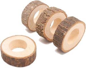 Anillo para Servilletas de Madera Premium, Juego de Porta Servilletas Elegantes a Bajo Precio para Mesa de Comedor, Bodas, Fiestas y Uso Festivo - Product Image 5