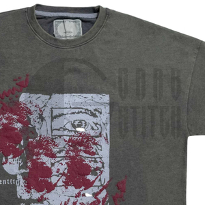 Nueva Camiseta de Algodón 100% de Manga Corta, Estilo Urbano Holgado, Ecológica, de Moda Casual, de Marca de Diseñador, 240g, con Estampado de Letras, Venta al por Mayor - Product Image 4