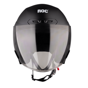 OEM ODM ROC R39 Motorcycle Helmet Clear Visor Quick Release Black <b>Polycarbonate</b> Fully Removable Interior - Product Image 4