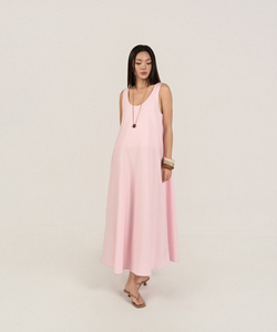 Vestido Maxi Holgado de Maternidad para Mujer, Prenda Informal, Transpirable, Ligero, Tejido 100% Algodón Ecológico - Product Image 4