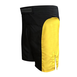 กางเกง MMA สีดำและเหลืองสำหรับผู้ชาย ทรงปกติ แห้งเร็ว ชุดศิลปะการต่อสู้สำหรับผู้ใหญ่ - Product Image 4