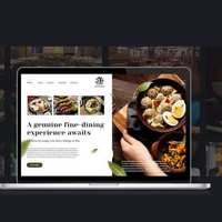 Développement de site Web de restaurant RoyalCraft avec commandes de menu, réservations, design responsive, paiements en ligne, réservation de tables, SEO Web