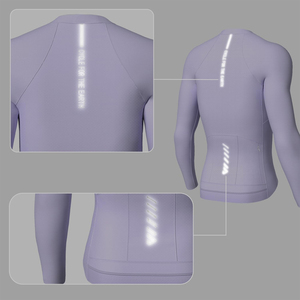 Maillot de Ciclismo de Manga Larga Reflectante para Hombre, Verano, MTB, Elegante, Cálido, Ropa de Ciclismo Profesional - Product Image 3