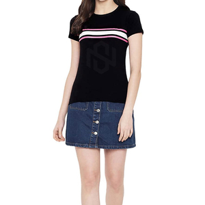 Camisetas de Moda para Mujer, 100% Algodón, de Alta Calidad, con Letras Claras, Talla Grande, Marca de Lujo, Cuello Redondo - Product Image 4