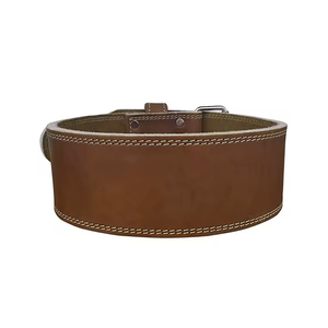 Ceinture de musculation professionnelle en cuir suédé de 4 pouces avec boucle à ardillon unique, durable, confortable et réglable pour le soutien quotidien de la taille en salle de sport - Product Image 4