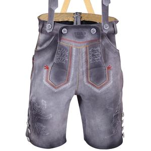 Lederhosen Tradicionales Bávaros para Hombre, Personalizados, Cortos, para Oktoberfest - Product Image 1