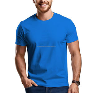 Camiseta al por mayor 100% algodón, cuello redondo, personalizable con impresión de LOGO, camiseta con impresión personalizada para hombre - Product Image 3