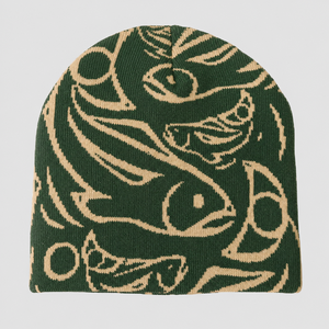 Wholesale Personalised Unisex Adults Winter Breathable <b>Waterproof</b> Spandex/Cotton Striped Street Style 3D Embroidered Logo <b>Beanie</b> - Product Image 5